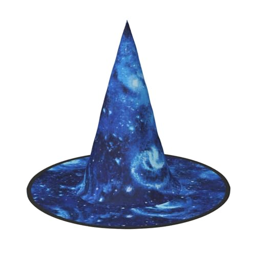 Blauer Weltraum Galaxie Halloween Hexenhut Halloween Kostüme für Damen Herren Hexenhüte Verkleidung Blauer Weltraum Galaxie Halloween Hexenhut Halloween Kostüme für Damen Herren Hexenhüte Verkleidung von Fgwaauh