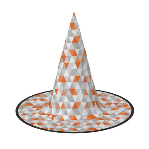 Dreiecksmuster, Halloween-Hexenhut, Halloween-Kostüme für Damen und Herren, Hexenhüte, Verkleidung Dreiecksmuster, Halloween-Hexenhut, Halloween-Kostüme für Damen und Herren, Hexenhüte, Verkleidung von Fgwaauh