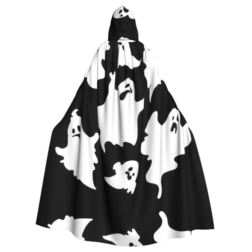 Fgwaauh 147,3 cm Umhang mit Kapuze, Halloween, Gothic, Unisex, volle Länge, Kapuzenumhang, Halloween, Party, Cosplay, Kostüm, Umhang Fgwaauh 147,3 cm Umhang mit Kapuze, Halloween, Gothic, Unisex, volle Länge, Kapuzenumhang, Halloween, Party, Cosplay, Kostüm, Umhang von Fgwaauh