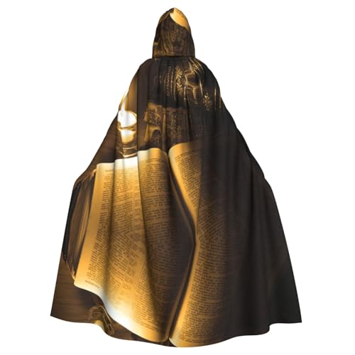Fgwaauh 147,3 cm Umhang mit Kapuze, Kerzenschein, Unisex, volle Länge, Kapuzenumhang, Halloween, Party, Cosplay, Kostüm, Umhang Fgwaauh 147,3 cm Umhang mit Kapuze, Kerzenschein, Unisex, volle Länge, Kapuzenumhang, Halloween, Party, Cosplay, Kostüm, Umhang von Fgwaauh