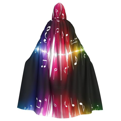 Fgwaauh 147,3 cm Umhang mit Kapuze, Musik, Unisex, volle Länge, Kapuzenumhang, Halloween, Party, Cosplay, Kostüm, Umhang Fgwaauh 147,3 cm Umhang mit Kapuze, Musik, Unisex, volle Länge, Kapuzenumhang, Halloween, Party, Cosplay, Kostüm, Umhang von Fgwaauh