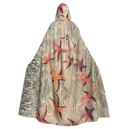 Fgwaauh 147,3 cm Umhang mit Kapuze, Ozean-Seestern, Unisex, volle Länge, Kapuzenumhang, Halloween, Party, Cosplay, Kostüm, Umhang Fgwaauh 147,3 cm Umhang mit Kapuze, Ozean-Seestern, Unisex, volle Länge, Kapuzenumhang, Halloween, Party, Cosplay, Kostüm, Umhang von Fgwaauh