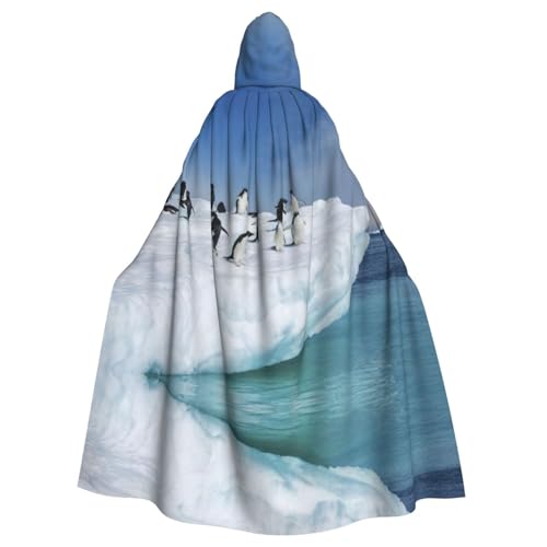 Fgwaauh 147,3 cm Umhang mit Kapuze, Schneegebirge, Pinguin, Unisex, volle Länge, Kapuzenumhang, Halloween, Party, Cosplay, Kostüm, Umhang Fgwaauh 147,3 cm Umhang mit Kapuze, Schneegebirge, Pinguin, Unisex, volle Länge, Kapuzenumhang, Halloween, Party, Cosplay, Kostüm, Umhang von Fgwaauh