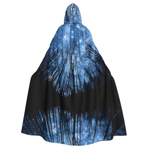 Fgwaauh 147,3 cm Umhang mit Kapuze, Sternenhimmel, Unisex, volle Länge, Kapuzenumhang, Halloween, Party, Cosplay, Kostüm, Umhang Fgwaauh 147,3 cm Umhang mit Kapuze, Sternenhimmel, Unisex, volle Länge, Kapuzenumhang, Halloween, Party, Cosplay, Kostüm, Umhang von Fgwaauh