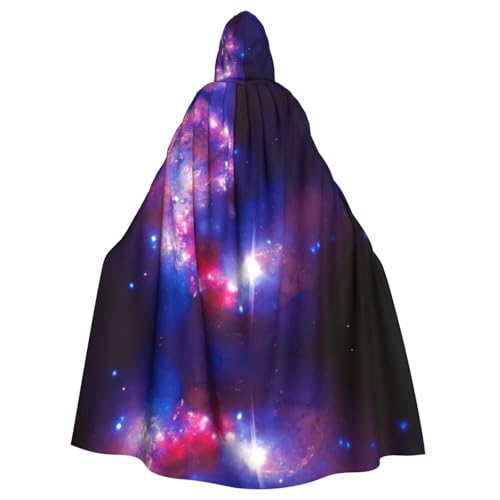 Fgwaauh 147,3 cm Umhang mit Kapuze, Universum, Sterne, Unisex, volle Länge, Kapuzenumhang, Halloween, Party, Cosplay, Kostüm, Umhang Fgwaauh 147,3 cm Umhang mit Kapuze, Universum, Sterne, Unisex, volle Länge, Kapuzenumhang, Halloween, Party, Cosplay, Kostüm, Umhang von Fgwaauh