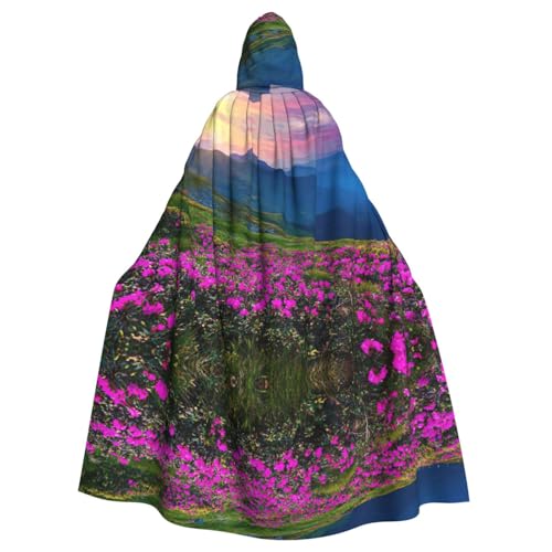 Fgwaauh Umhang mit Kapuze, 147,3 cm, Natur, Lila, Blumen, Wiese, Berg, Landschaft, Unisex, volle Länge, Kapuzenumhang, Halloween, Party, Cosplay, Kostüm, Umhang Fgwaauh Umhang mit Kapuze, 147,3 cm, Natur, Lila, Blumen, Wiese, Berg, Landschaft, Unisex, volle Länge, Kapuzenumhang, Halloween, Party, Cosplay, Kostüm, Umhang von Fgwaauh