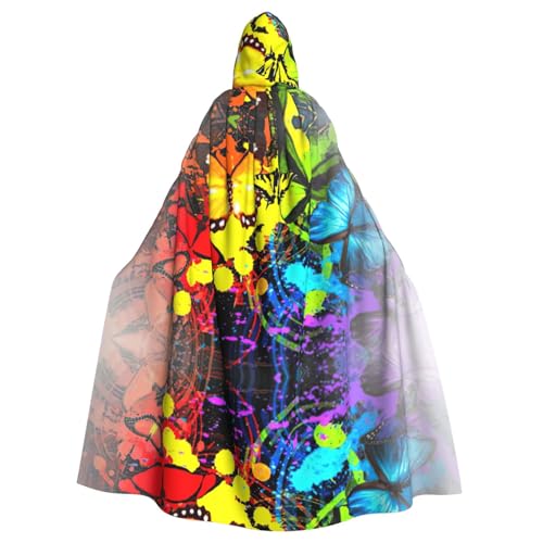 Fgwaauh Umhang mit Kapuze, 147,3 cm, Schönheitstier, Schmetterling, Unisex, volle Länge, Kapuzenumhang, Halloween, Party, Cosplay, Kostüm, Umhang Fgwaauh Umhang mit Kapuze, 147,3 cm, Schönheitstier, Schmetterling, Unisex, volle Länge, Kapuzenumhang, Halloween, Party, Cosplay, Kostüm, Umhang von Fgwaauh