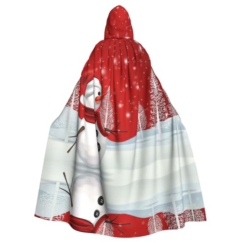 Fgwaauh Umhang mit Kapuze, 147,3 cm, Unisex, volle Länge, Kapuzenumhang, Halloween, Party, Cosplay, Kostüm, Umhang Fgwaauh Umhang mit Kapuze, 147,3 cm, Unisex, volle Länge, Kapuzenumhang, Halloween, Party, Cosplay, Kostüm, Umhang von Fgwaauh