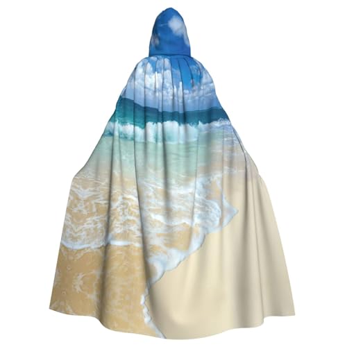 Fgwaauh Umhang mit Kapuze, 147,3 cm, Unisex, volle Länge, Kapuzenumhang, Halloween, Party, Cosplay, Kostüm, Umhang Fgwaauh Umhang mit Kapuze, 147,3 cm, Unisex, volle Länge, Kapuzenumhang, Halloween, Party, Cosplay, Kostüm, Umhang von Fgwaauh