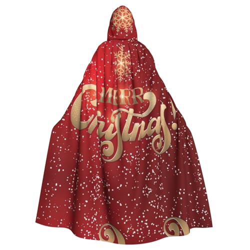 Fgwaauh Umhang mit Kapuze, 147,3 cm, Unisex, volle Länge, Kapuzenumhang, Halloween, Party, Cosplay, Kostüm, Umhang Fgwaauh Umhang mit Kapuze, 147,3 cm, Unisex, volle Länge, Kapuzenumhang, Halloween, Party, Cosplay, Kostüm, Umhang von Fgwaauh