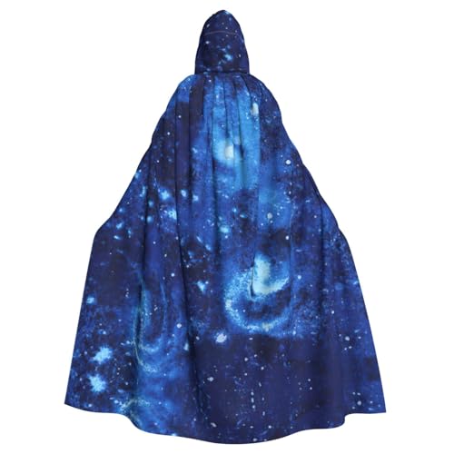 Fgwaauh Umhang mit Kapuze, 147,3 cm, blaues Universum, Weltraum, Galaxie, Unisex, volle Länge, Kapuzenumhang, Halloween, Party, Cosplay, Kostüm, Umhang Fgwaauh Umhang mit Kapuze, 147,3 cm, blaues Universum, Weltraum, Galaxie, Unisex, volle Länge, Kapuzenumhang, Halloween, Party, Cosplay, Kostüm, Umhang von Fgwaauh