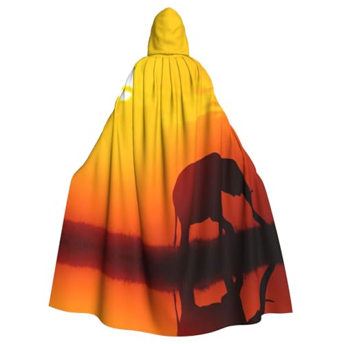 Fgwaauh Umhang mit Kapuze, Elefantenbilder, Unisex, volle Länge, Kapuzenumhang, Halloween, Party, Cosplay, Kostüm, Umhang, 147,3 cm Fgwaauh Umhang mit Kapuze, Elefantenbilder, Unisex, volle Länge, Kapuzenumhang, Halloween, Party, Cosplay, Kostüm, Umhang, 147,3 cm von Fgwaauh