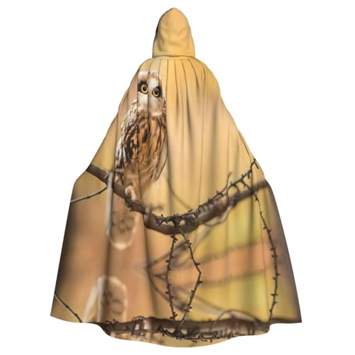 Fgwaauh Umhang mit Kapuze, Eule auf dem Baum, Unisex, volle Länge, Kapuzenumhang, Halloween, Party, Cosplay, Kostüm, Umhang, 147,3 cm Fgwaauh Umhang mit Kapuze, Eule auf dem Baum, Unisex, volle Länge, Kapuzenumhang, Halloween, Party, Cosplay, Kostüm, Umhang, 147,3 cm von Fgwaauh