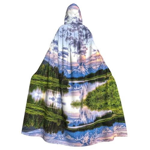 Fgwaauh Umhang mit Kapuze, Landschafts-Nationalpark, Unisex, volle Länge, Kapuzenumhang, Halloween, Party, Cosplay, Kostüm, Umhang Fgwaauh Umhang mit Kapuze, Landschafts-Nationalpark, Unisex, volle Länge, Kapuzenumhang, Halloween, Party, Cosplay, Kostüm, Umhang von Fgwaauh