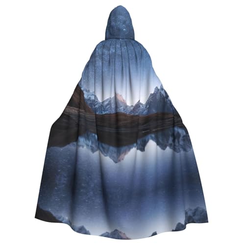 Fgwaauh Umhang mit Kapuze, Nachthimmel mit Milchstraße, Unisex, volle Länge, Kapuzenumhang, Halloween, Party, Cosplay, Kostüm, Umhang, 147,3 cm Fgwaauh Umhang mit Kapuze, Nachthimmel mit Milchstraße, Unisex, volle Länge, Kapuzenumhang, Halloween, Party, Cosplay, Kostüm, Umhang, 147,3 cm von Fgwaauh