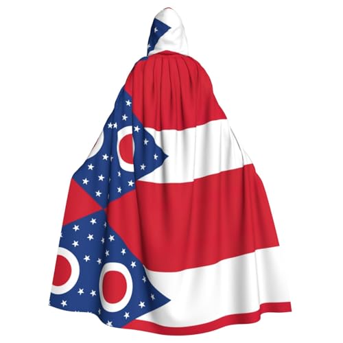 Fgwaauh Umhang mit Kapuze, Ohio Staatsflagge, Unisex, volle Länge, Kapuzenumhang, Halloween, Party, Cosplay, Kostüm, Umhang, 147,3 cm Fgwaauh Umhang mit Kapuze, Ohio Staatsflagge, Unisex, volle Länge, Kapuzenumhang, Halloween, Party, Cosplay, Kostüm, Umhang, 147,3 cm von Fgwaauh