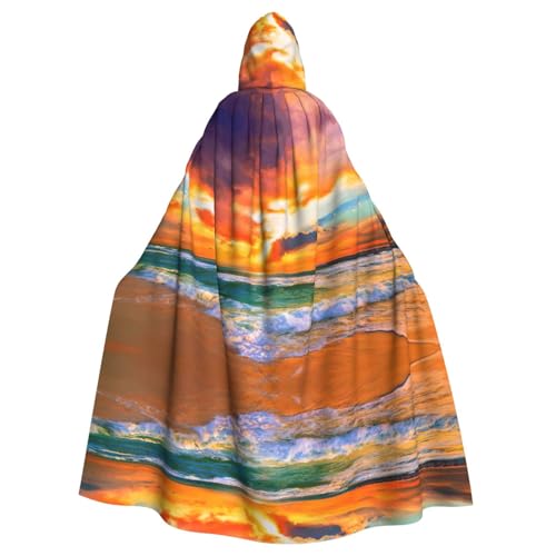 Fgwaauh Umhang mit Kapuze, Ozean, Regenbogen, Strand, Sonnenuntergang oder Sonnenaufgang, Unisex, volle Länge, Kapuzenumhang, Halloween, Party, Cosplay, Kostüm, Umhang Fgwaauh Umhang mit Kapuze, Ozean, Regenbogen, Strand, Sonnenuntergang oder Sonnenaufgang, Unisex, volle Länge, Kapuzenumhang, Halloween, Party, Cosplay, Kostüm, Umhang von Fgwaauh