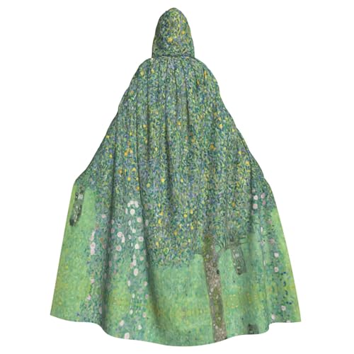 Fgwaauh Umhang mit Kapuze, Rosensträucher unter Bäumen, Unisex, volle Länge, Kapuzenumhang, Halloween, Party, Cosplay, Kostüm, Umhang, 147,3 cm Fgwaauh Umhang mit Kapuze, Rosensträucher unter Bäumen, Unisex, volle Länge, Kapuzenumhang, Halloween, Party, Cosplay, Kostüm, Umhang, 147,3 cm von Fgwaauh