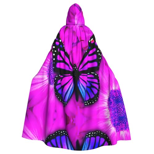 Fgwaauh Umhang mit Kapuze, Schmetterling, Unisex, volle Länge, Kapuzenumhang, Halloween, Party, Cosplay, Kostüm, Umhang, 147,3 cm Fgwaauh Umhang mit Kapuze, Schmetterling, Unisex, volle Länge, Kapuzenumhang, Halloween, Party, Cosplay, Kostüm, Umhang, 147,3 cm von Fgwaauh