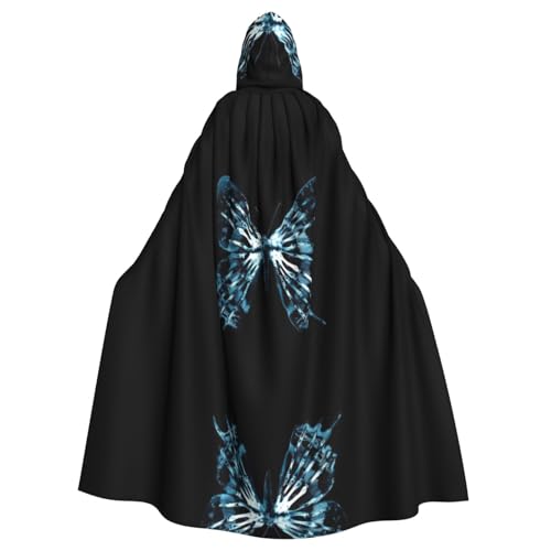 Fgwaauh Umhang mit Kapuze, Schmetterling, X-Ray, Unisex, volle Länge, Kapuzenumhang, Halloween, Party, Cosplay, Kostüm, Umhang, 147,3 cm Fgwaauh Umhang mit Kapuze, Schmetterling, X-Ray, Unisex, volle Länge, Kapuzenumhang, Halloween, Party, Cosplay, Kostüm, Umhang, 147,3 cm von Fgwaauh