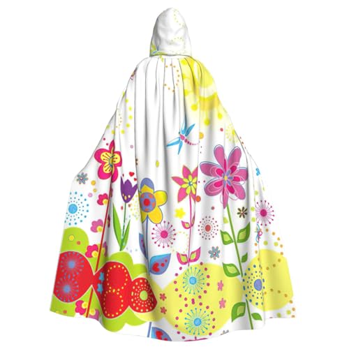 Fgwaauh Umhang mit Kapuze, Sonnenschmetterlinge, Libellen, Blumen, Kinderzimmer, Unisex, volle Länge, Kapuzenumhang, Halloween, Party, Cosplay, Kostüm, Umhang Fgwaauh Umhang mit Kapuze, Sonnenschmetterlinge, Libellen, Blumen, Kinderzimmer, Unisex, volle Länge, Kapuzenumhang, Halloween, Party, Cosplay, Kostüm, Umhang von Fgwaauh