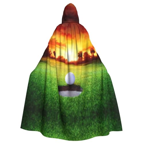Fgwaauh Umhang mit Kapuze, Sport, Golfball, Sonnenuntergang, Baum, Unisex, volle Länge, Kapuzenumhang, Halloween, Party, Cosplay, Kostüm, Umhang, 147,3 cm Fgwaauh Umhang mit Kapuze, Sport, Golfball, Sonnenuntergang, Baum, Unisex, volle Länge, Kapuzenumhang, Halloween, Party, Cosplay, Kostüm, Umhang, 147,3 cm von Fgwaauh