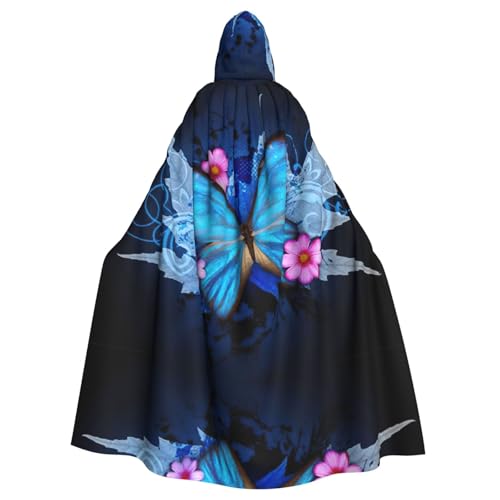 Fgwaauh Umhang mit Kapuze, Tier-Schmetterling, Unisex, volle Länge, Kapuzenumhang, Halloween, Party, Cosplay, Kostüm, Umhang, 147,3 cm Fgwaauh Umhang mit Kapuze, Tier-Schmetterling, Unisex, volle Länge, Kapuzenumhang, Halloween, Party, Cosplay, Kostüm, Umhang, 147,3 cm von Fgwaauh