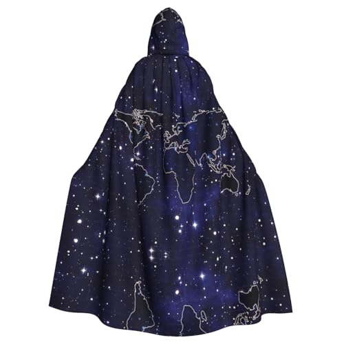 Fgwaauh Umhang mit Kapuze, Weltkarte, Unisex, volle Länge, Kapuzenumhang, Halloween, Party, Cosplay, Kostüm, Umhang, 147,3 cm Fgwaauh Umhang mit Kapuze, Weltkarte, Unisex, volle Länge, Kapuzenumhang, Halloween, Party, Cosplay, Kostüm, Umhang, 147,3 cm von Fgwaauh