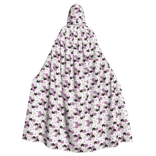 Fgwaauh Umhang mit Kapuze, bezauberndes kleines Baby-Faultier, Unisex, volle Länge, Kapuzenumhang, Halloween, Party, Cosplay, Kostüm, Umhang von Fgwaauh