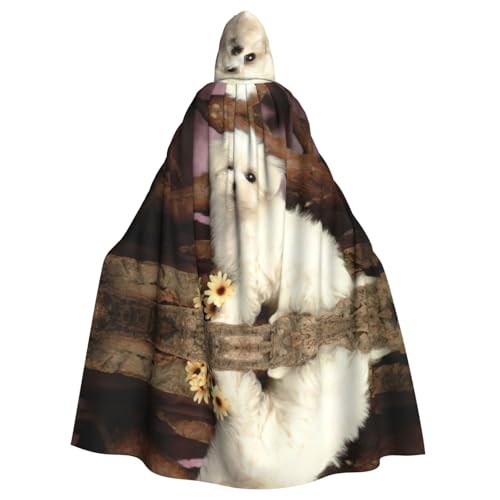 Fgwaauh Umhang mit Kapuze, niedlicher Hund, Unisex, volle Länge, Kapuzenumhang, Halloween, Party, Cosplay, Kostüm, Umhang, 147,3 cm Fgwaauh Umhang mit Kapuze, niedlicher Hund, Unisex, volle Länge, Kapuzenumhang, Halloween, Party, Cosplay, Kostüm, Umhang, 147,3 cm von Fgwaauh