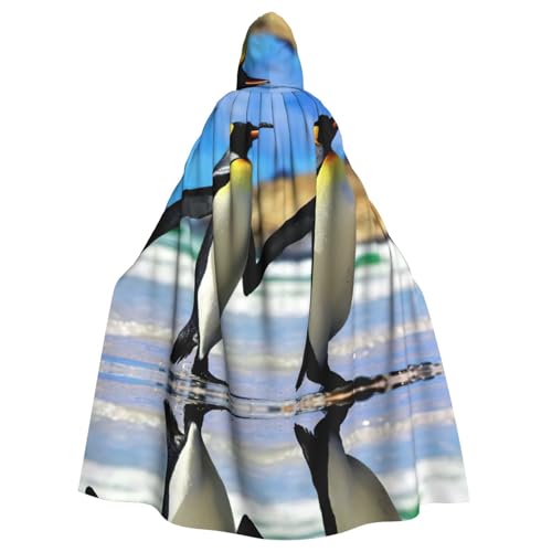 Fgwaauh Umhang mit Kapuze, niedlicher Pinguin, Unisex, volle Länge, Kapuzenumhang, Halloween, Party, Cosplay, Kostüm, Umhang, 147,3 cm Fgwaauh Umhang mit Kapuze, niedlicher Pinguin, Unisex, volle Länge, Kapuzenumhang, Halloween, Party, Cosplay, Kostüm, Umhang, 147,3 cm von Fgwaauh