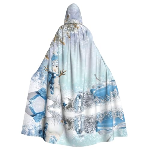 Fgwaauh Umhang mit Kapuze, niedlicher Schneemann, Unisex, volle Länge, Kapuzenumhang, Halloween, Party, Cosplay, Kostüm, Umhang Fgwaauh Umhang mit Kapuze, niedlicher Schneemann, Unisex, volle Länge, Kapuzenumhang, Halloween, Party, Cosplay, Kostüm, Umhang von Fgwaauh
