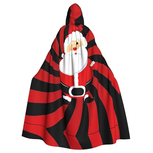 Fgwaauh Umhang mit Kapuze, niedlicher Weihnachtsmann, Unisex, volle Länge, Kapuzenumhang, Halloween, Party, Cosplay, Kostüm, Umhang, 147,3 cm Fgwaauh Umhang mit Kapuze, niedlicher Weihnachtsmann, Unisex, volle Länge, Kapuzenumhang, Halloween, Party, Cosplay, Kostüm, Umhang, 147,3 cm von Fgwaauh