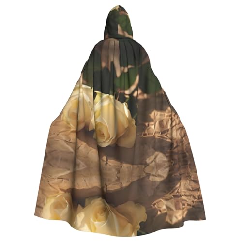 Fgwaauh Umhang mit Kapuze, romantische Rosen, Unisex, volle Länge, Kapuzenumhang, Halloween, Party, Cosplay, Kostüm, Umhang Fgwaauh Umhang mit Kapuze, romantische Rosen, Unisex, volle Länge, Kapuzenumhang, Halloween, Party, Cosplay, Kostüm, Umhang von Fgwaauh