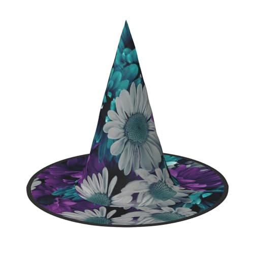 Halloween-Hexenhut, Halloween-Kostüme, für Damen, Herren, Hexenhut, Kostüm, Violett / Weiß Halloween-Hexenhut, Halloween-Kostüme, für Damen, Herren, Hexenhut, Kostüm, Violett / Weiß von Fgwaauh