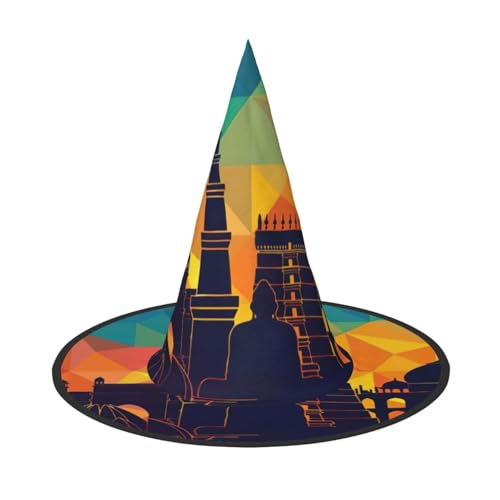 Halloween-Hexenhut, Halloween-Kostüme für Damen und Herren, Hexenhüte, Verkleidung Halloween-Hexenhut, Halloween-Kostüme für Damen und Herren, Hexenhüte, Verkleidung von Fgwaauh