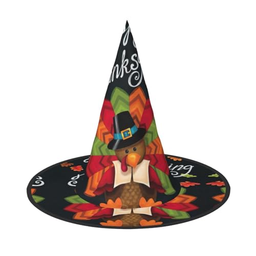 Happy Thanksgiving Türkei Halloween Hexenhut Halloween Kostüme für Damen Herren Hexenhüte Verkleidung Happy Thanksgiving Türkei Halloween Hexenhut Halloween Kostüme für Damen Herren Hexenhüte Verkleidung von Fgwaauh