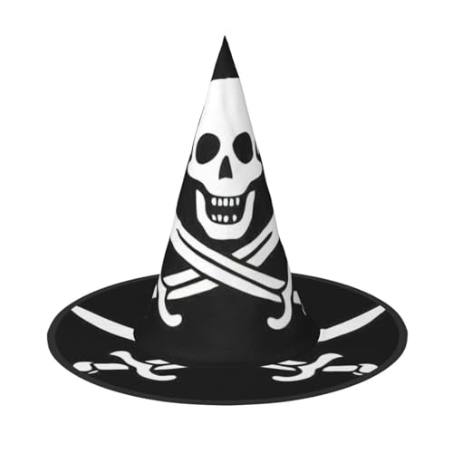 Piratenflagge, Halloween, Hexenhut, Halloween-Kostüme für Damen und Herren, Hexenhüte Piratenflagge, Halloween, Hexenhut, Halloween-Kostüme für Damen und Herren, Hexenhüte von Fgwaauh