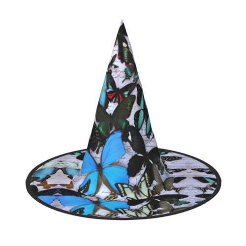 Schmetterling Halloween Hexenhut Halloween Kostüme für Damen Herren Hexenhüte Verkleidung Schmetterling Halloween Hexenhut Halloween Kostüme für Damen Herren Hexenhüte Verkleidung von Fgwaauh