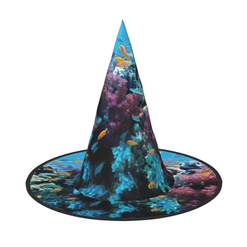 Undersea World Halloween-Hexenhut, Halloween-Kostüme für Damen und Herren, Hexenhüte Undersea World Halloween-Hexenhut, Halloween-Kostüme für Damen und Herren, Hexenhüte von Fgwaauh