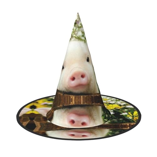 Vergewaltigungsblume Schwein Halloween Hexenhut Halloween Kostüme für Damen Herren Hexenhüte Verkleidung Vergewaltigungsblume Schwein Halloween Hexenhut Halloween Kostüme für Damen Herren Hexenhüte Verkleidung von Fgwaauh