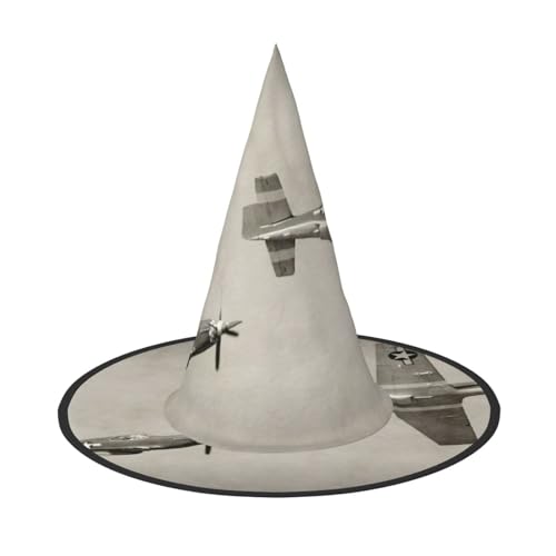 Weltkrieg Flugzeug Flugzeug Halloween Hexenhut Halloween Kostüme für Damen Herren Hexenhüte Verkleidung Weltkrieg Flugzeug Flugzeug Halloween Hexenhut Halloween Kostüme für Damen Herren Hexenhüte Verkleidung von Fgwaauh