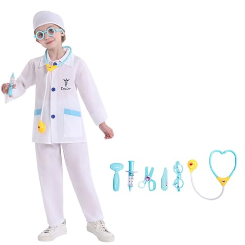 Fhkpsqkcn Friseurkostüm Outfit Halloween Dress Up Kleidung Doktor Kostüm Set Feuerwehrleute Tun Rollenspiele Spielzeug Für Jungen Mädchen Fhkpsqkcn Friseurkostüm Outfit Halloween Dress Up Kleidung Doktor Kostüm Set Feuerwehrleute Tun Rollenspiele Spielzeug Für Jungen Mädchen von Fhkpsqkcn