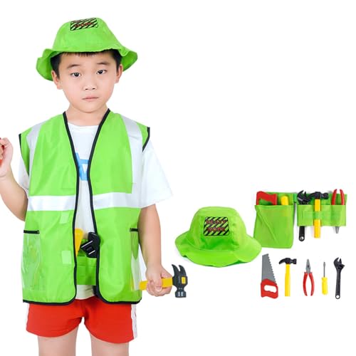 Fhkpsqkcn Friseurkostüm Outfit Halloween Dress Up Kleidung Doktor Kostüm Set Feuerwehrleute Tun Rollenspiele Spielzeug Für Jungen Mädchen von Fhkpsqkcn