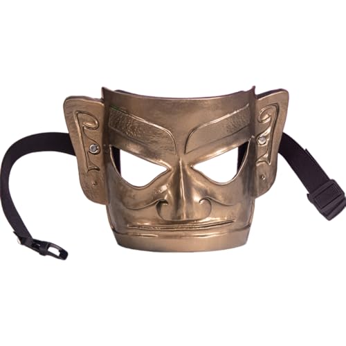 Fhkpsqkcn Halloween Party Maske Drei Sterne Hügelmaske Vollgesicht Cosplay Maske Maskerade Maske Für Erwachsene Frauen Männer Halloween Cosplay von Fhkpsqkcn