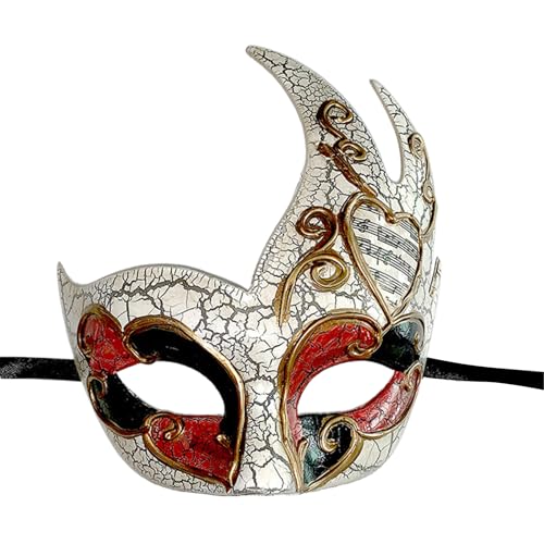 Fhkpsqkcn Masquerade Eyemask Für Frauen Männer Karnevale Halloween Eyemask Maskerade Halbgesicht Halloween Kostümgenann von Fhkpsqkcn