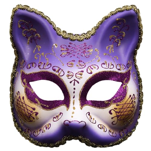 Fhkpsqkcn Masquerade Japanische Anime Cosplay Party Maske Halbgesicht Maske Mardi Gras Für Halloween Partys von Fhkpsqkcn