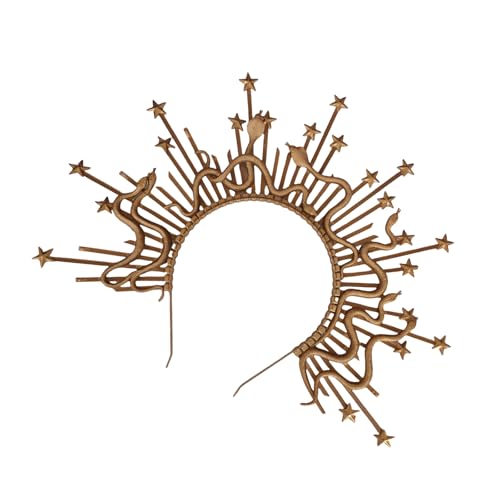 Fhkpsqkcn Modische Komplizierte Kronen Mit Schlangen Designs Haarschmuck Für Halloween Und Mottoparty Kostüme Fhkpsqkcn Modische Komplizierte Kronen Mit Schlangen Designs Haarschmuck Für Halloween Und Mottoparty Kostüme von Fhkpsqkcn