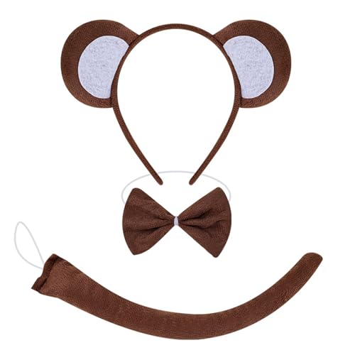 Fhkpsqkcn Monkey Dress Up Outfit Halloween Monkey Tierkostüm Accessoires Für Kid Boy Girl Cosplay Geburtstag Weihnachten Halloween von Fhkpsqkcn