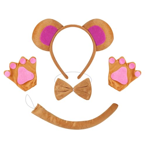 Fhkpsqkcn Monkey Dress Up Outfit Halloween Monkey Tierkostüm Accessoires Für Kid Boy Girl Cosplay Geburtstag Weihnachten Halloween von Fhkpsqkcn